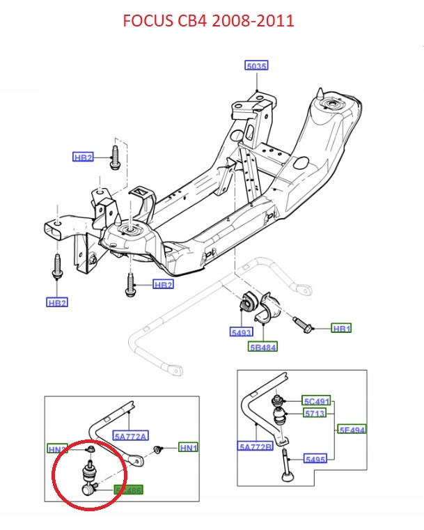 фото №7, Соединитель стабилизатора задняя focus mk2 c-max оригинал