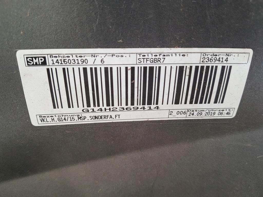 фото №12, Bmw 8 g14 g15 m-pakiet бампер задня