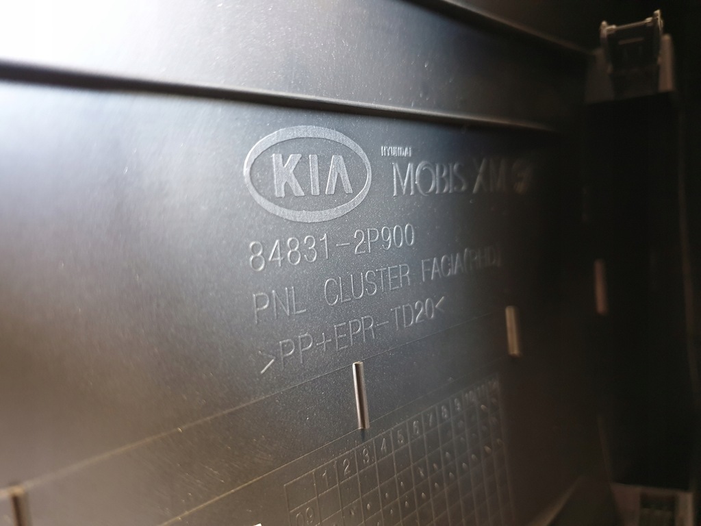 фото №7, Kia sorento ii рамка прилади захист спідометра