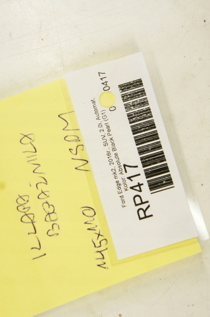 фото №10, Rp417 ford edge mk2 крышка багажника багажника стекло absolute black перламутр