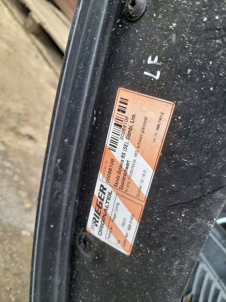 фото №7, Бампер перед передний octavia 3 iii rs sprysk rieger