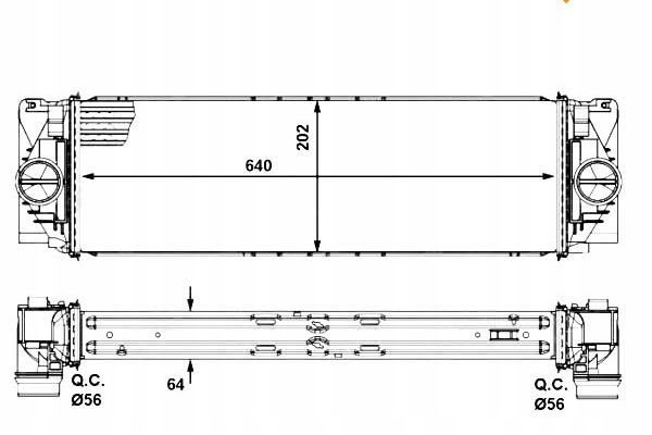 Интеркулер mercedes sprinter 06- nrf Цена