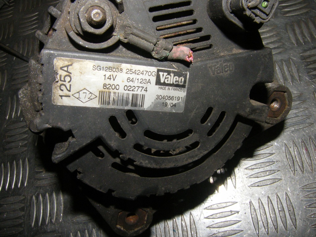 фото №3, Генератор megane scenic ii clio iii kangoo 1,5dci