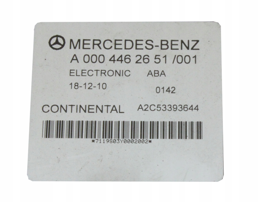 фото №3, Модуль mercedes actros mp4 a0004462651