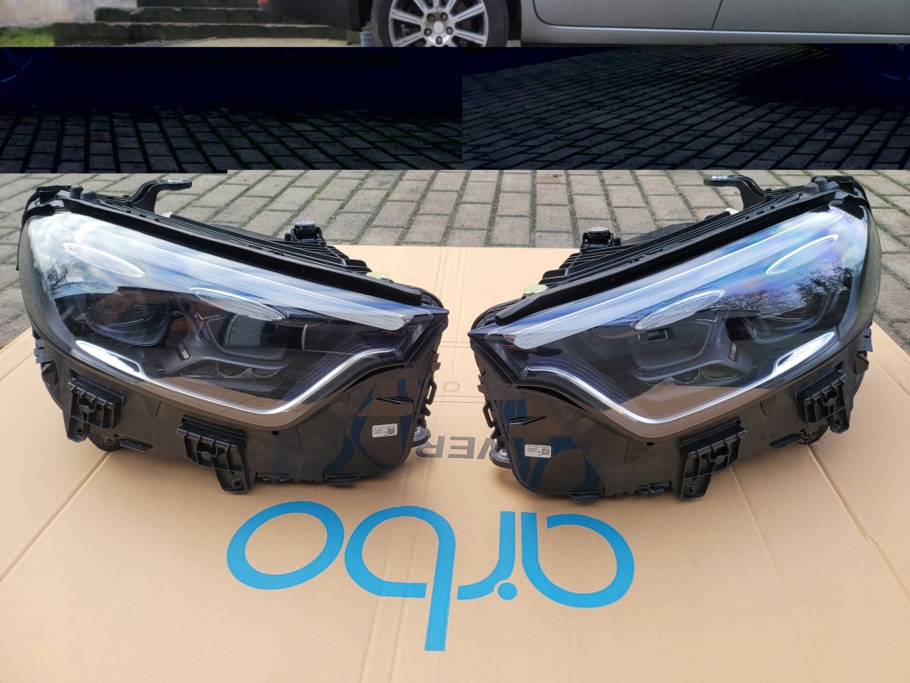 фото №1, Mercedes glc 254 x254 лампы передние digital light