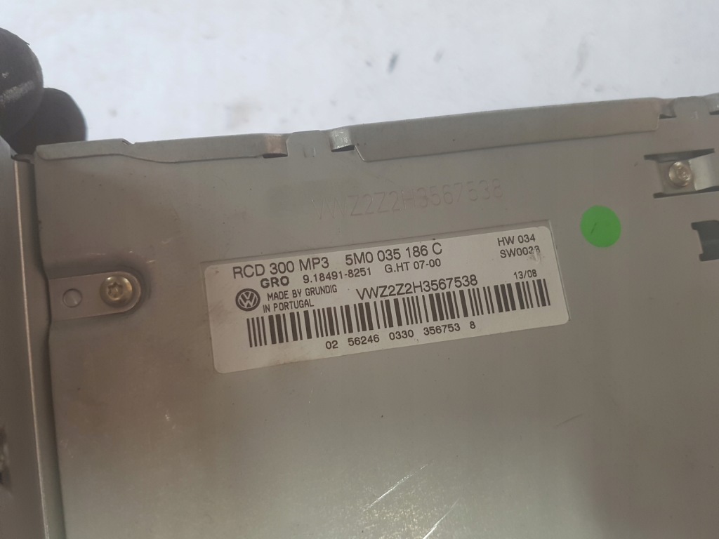 фото №3, Vw tiguan i 5n 06-10r радио cd mp3