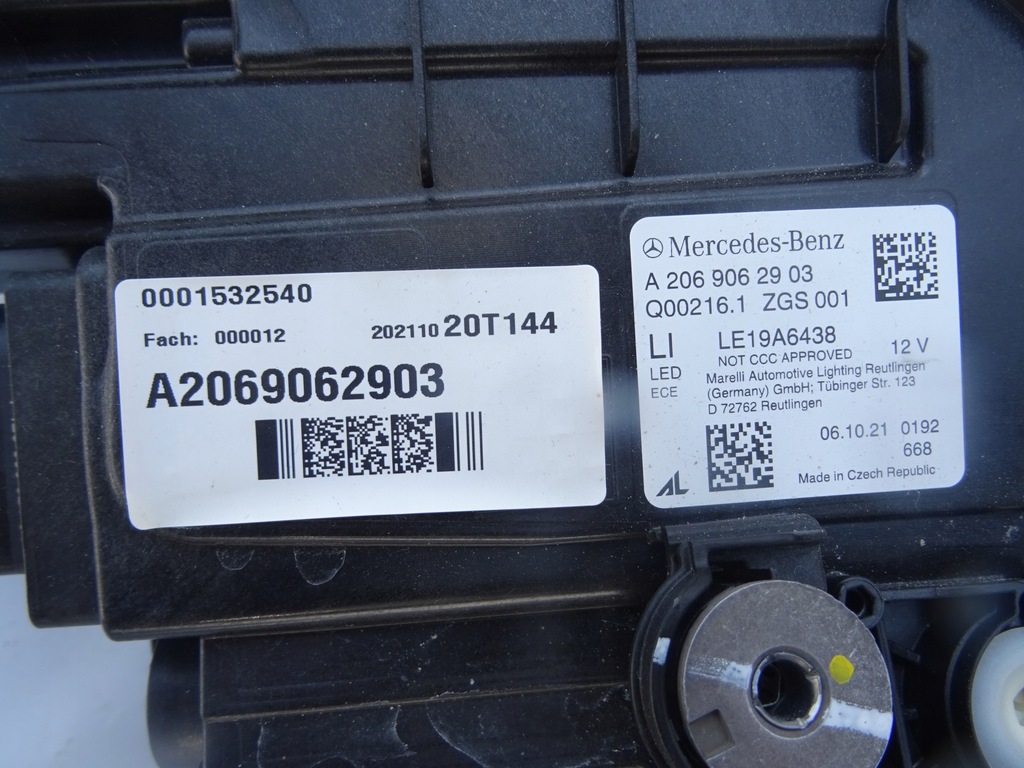 фото №12, Mercedes c-klasa w206 digital light лампа led