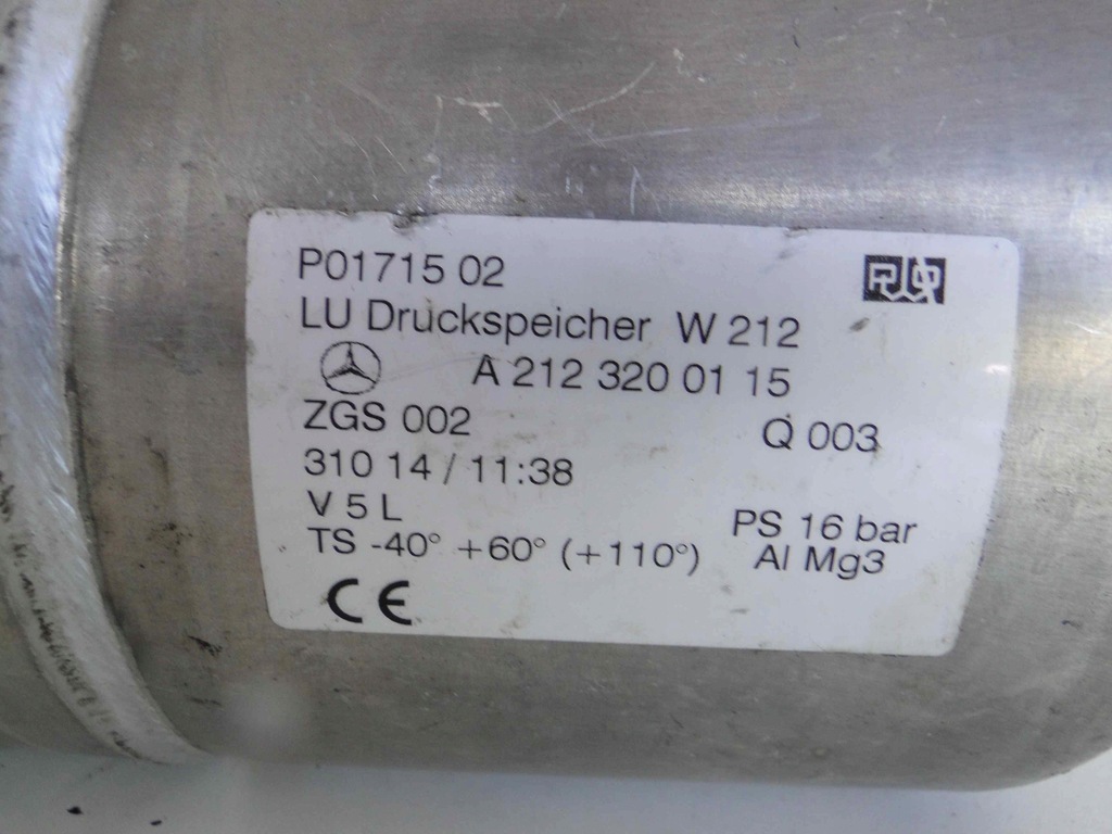 фото №8, Mercedes cls 218 бак давления подвеска airmatic