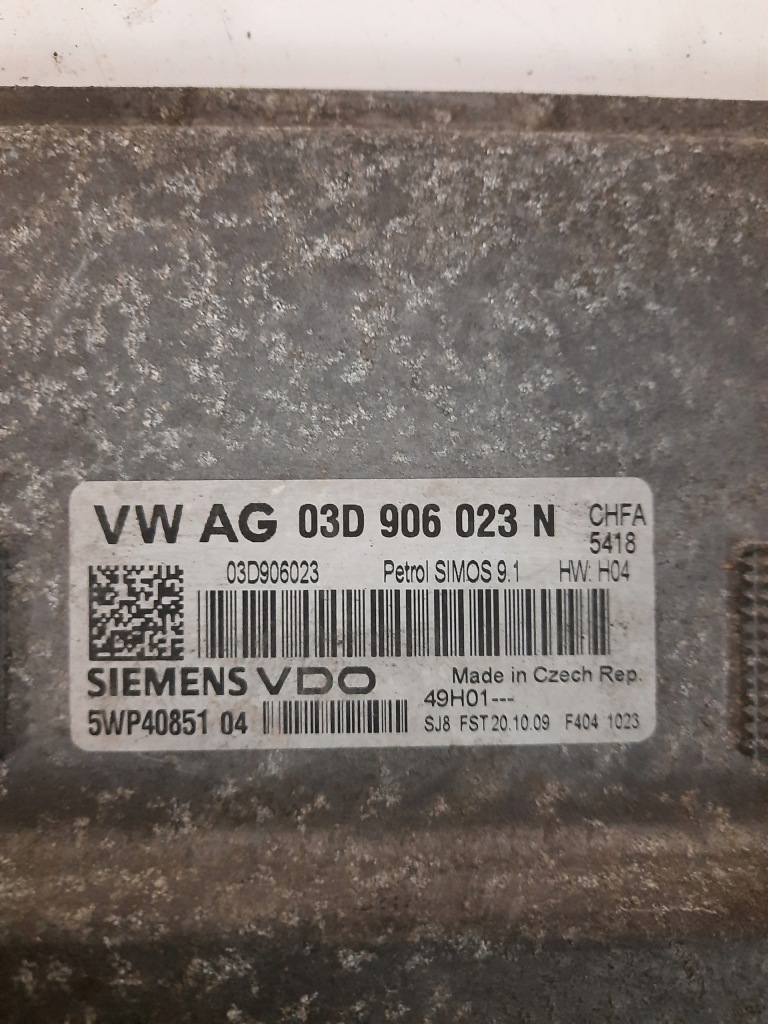 фото №4, Бортовой компьютер двигателя 1.2 skoda fabia ii