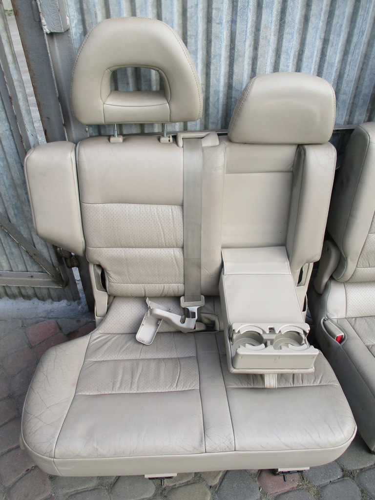 фото №8, Mitsubishi pajero iii 5d 99-06 сидіння заднє сидіння шкіра