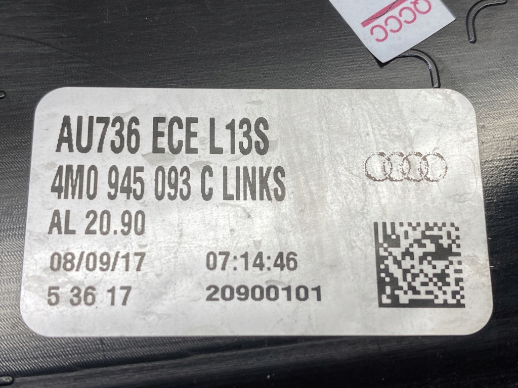 Audi q7 4m фара левая задний  led 4m0945093c в Украине