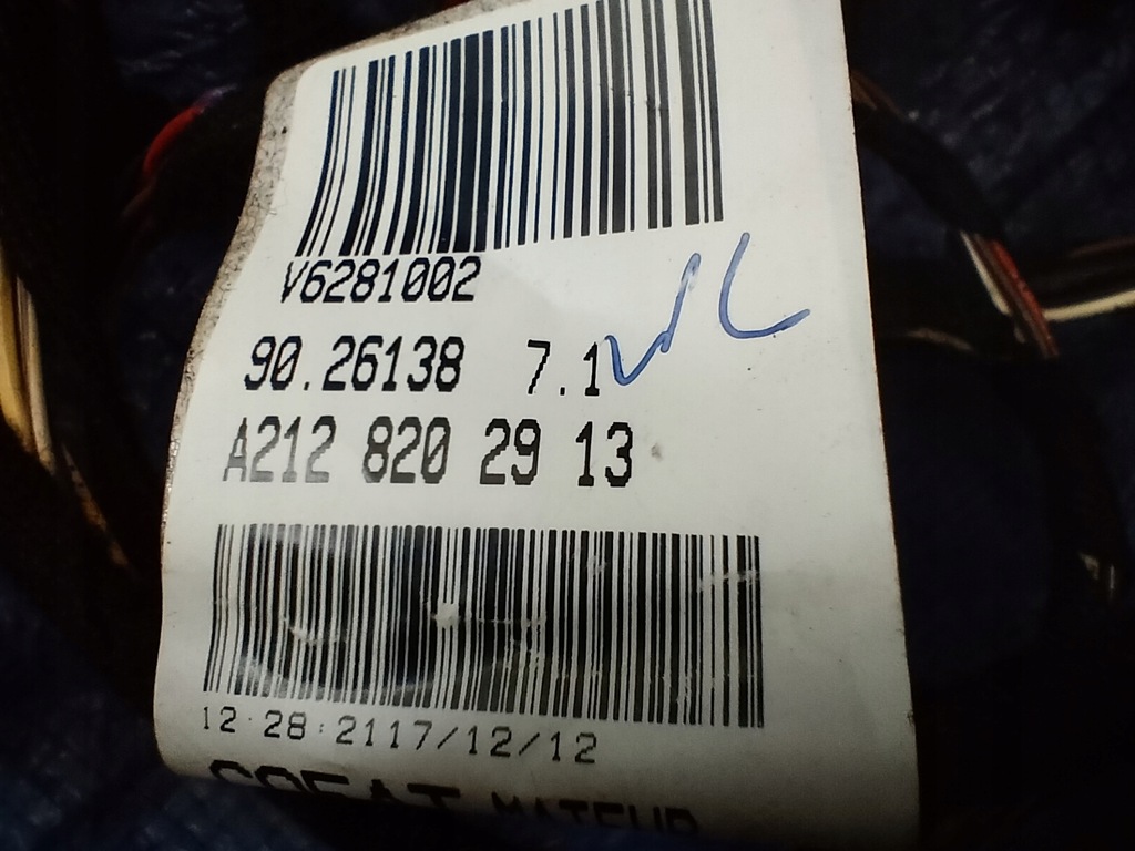 фото №7, Моторчик жгут электропроводка отопителя комплект mercedes w212 cls w218 c218