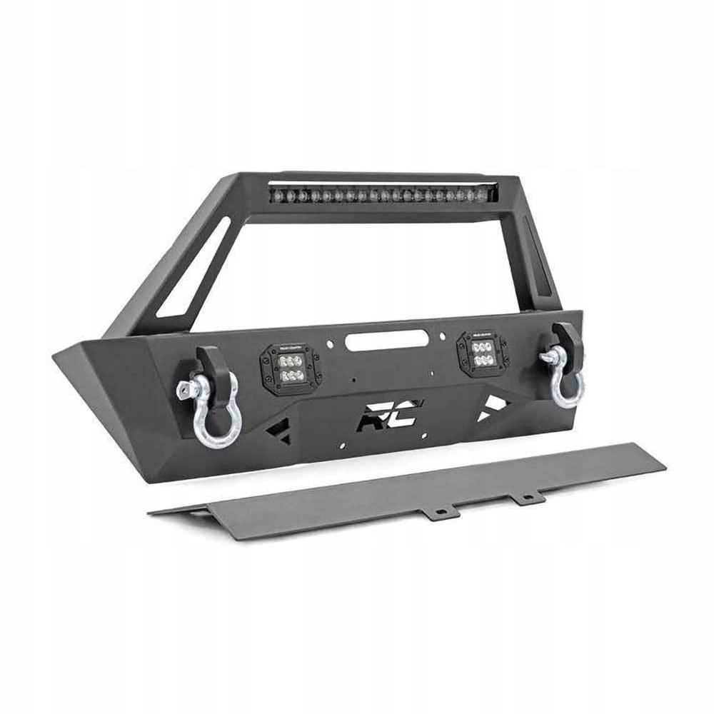 фото №1, Бампер сталевий stubby перед rough country trail jeep wrangler & gladiator