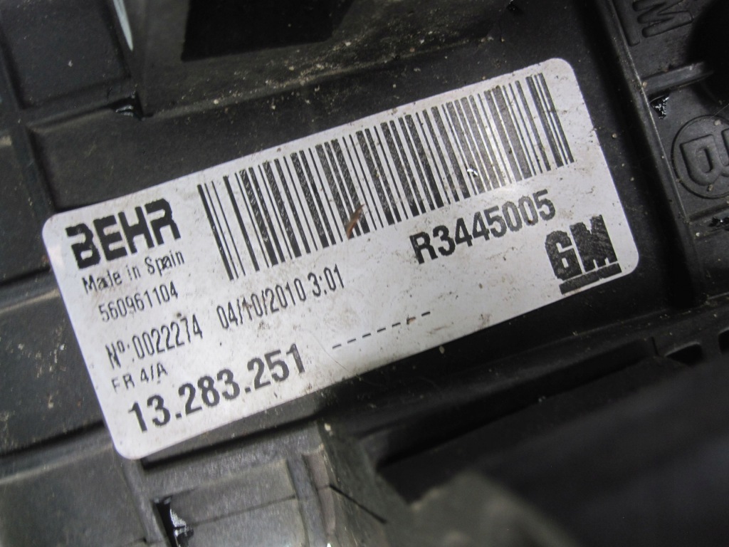 Opel meriva b 11r інтеркулер 13283251 Зі Шроту