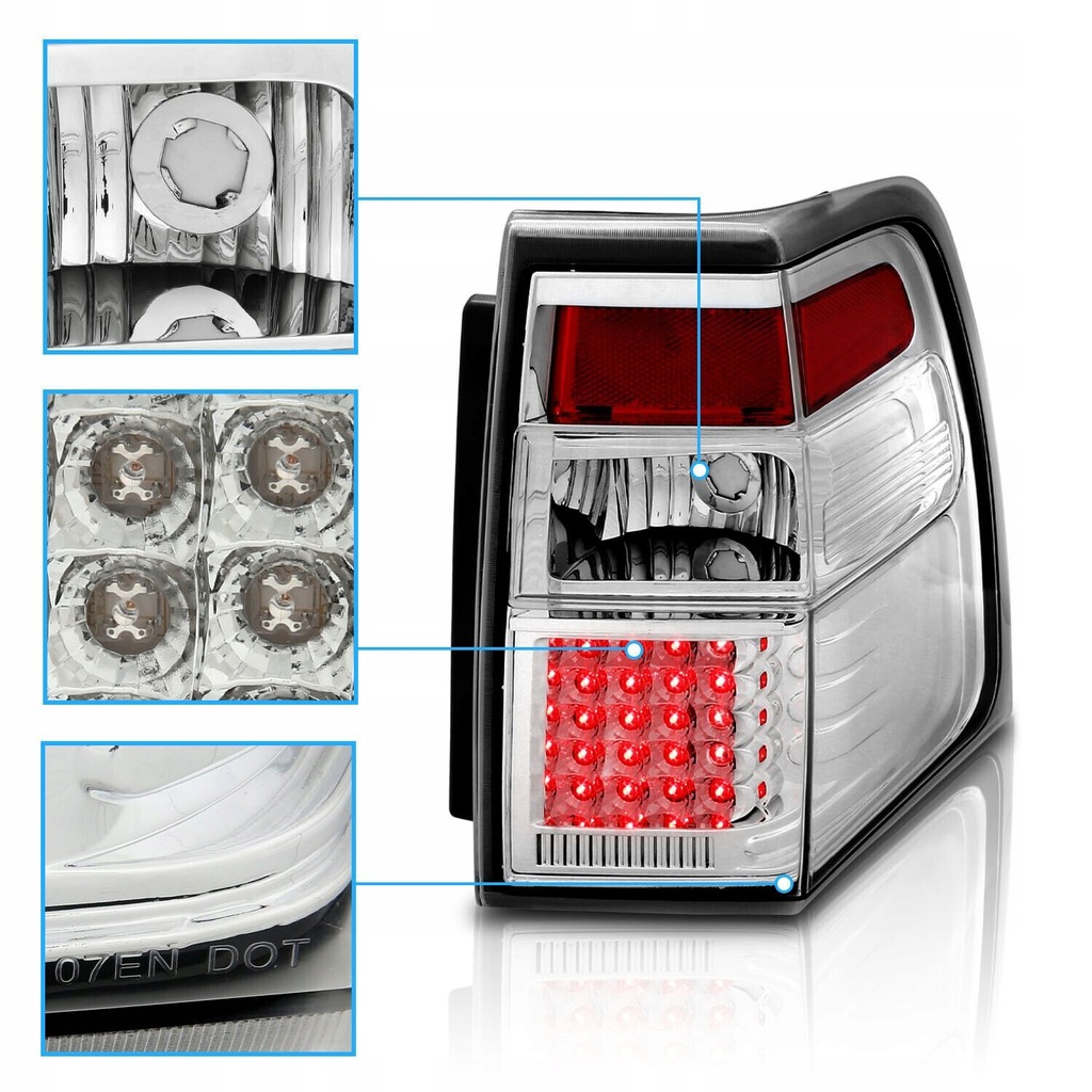 фото №3, Лампы led хром задние ford expedition 07-17