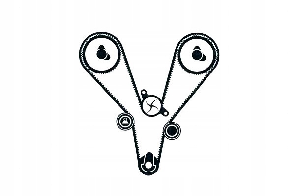 фото №2, Набор ремень распределительного вала hyundai coupe santa fé i son