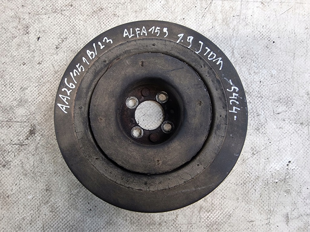 фото №2, Шкив alfa romeo 159 1.9 jtdm 150km