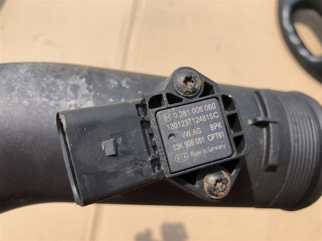 фото №7, Труба turbo интеркулер воздуха vw crafter lift