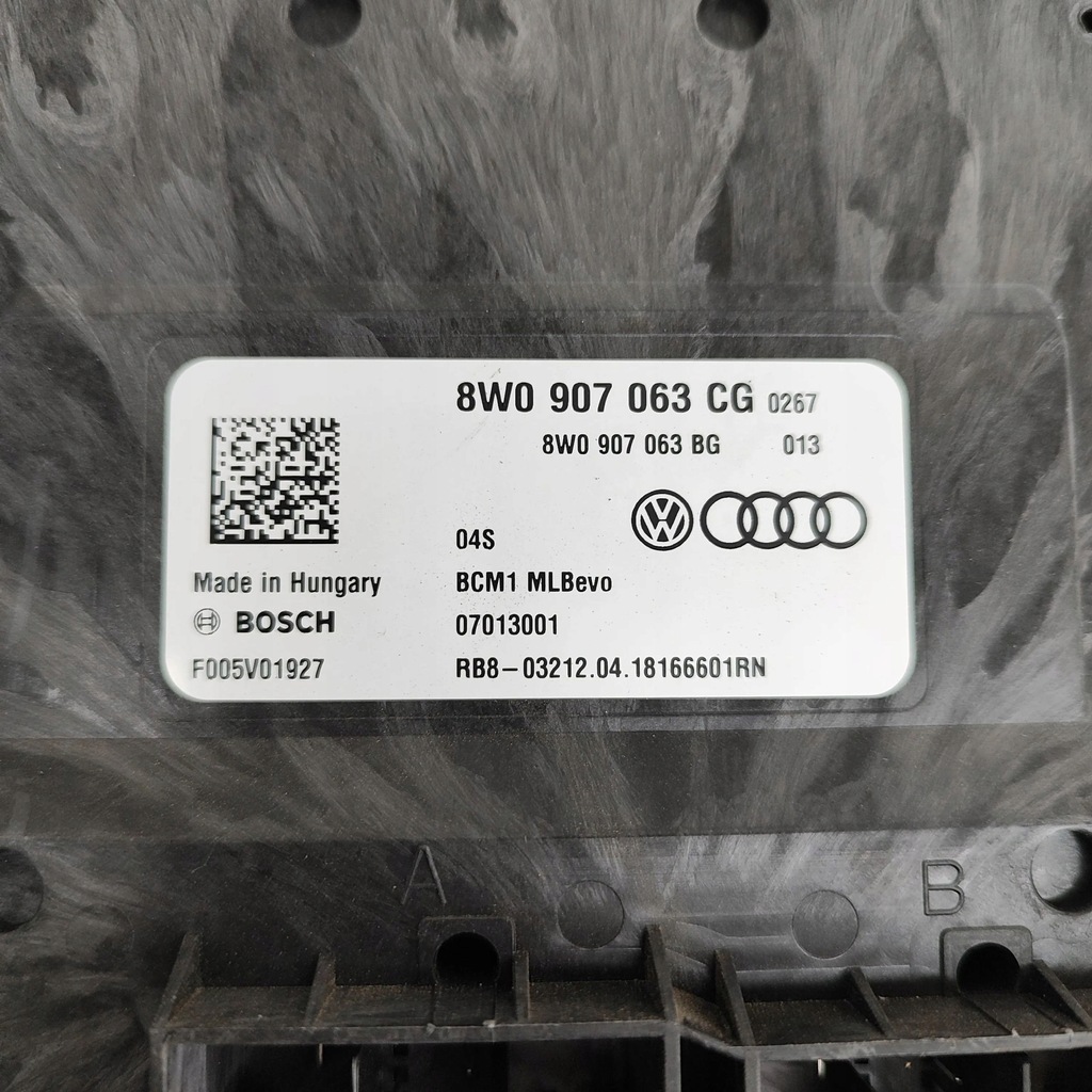 фото №7, Audi a4 s4 b9 8w 2018 блок управления / модуль комфорта