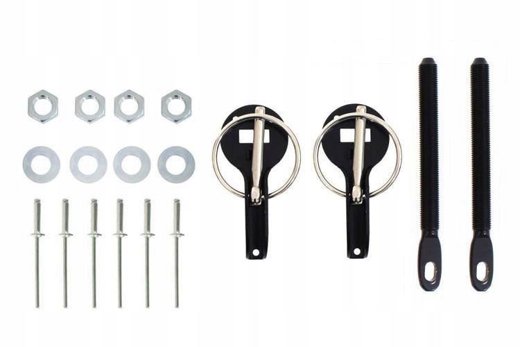 фото №2, Заскочки капот slide black