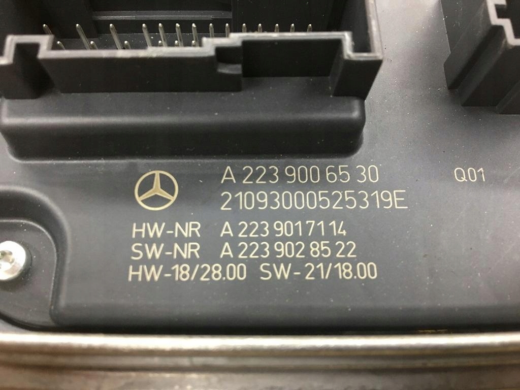 фото №9, Mercedes w223 преобразователь модуль led 2239006530