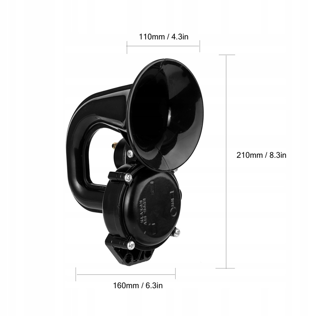 фото №6, Сигнал do вантажівок 135db 12/24v super głośne сигнал