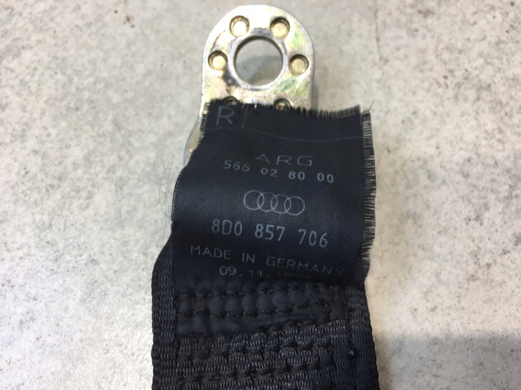 фото №6, Pas безпеки правий перед a4 b5 fl 8d0857706