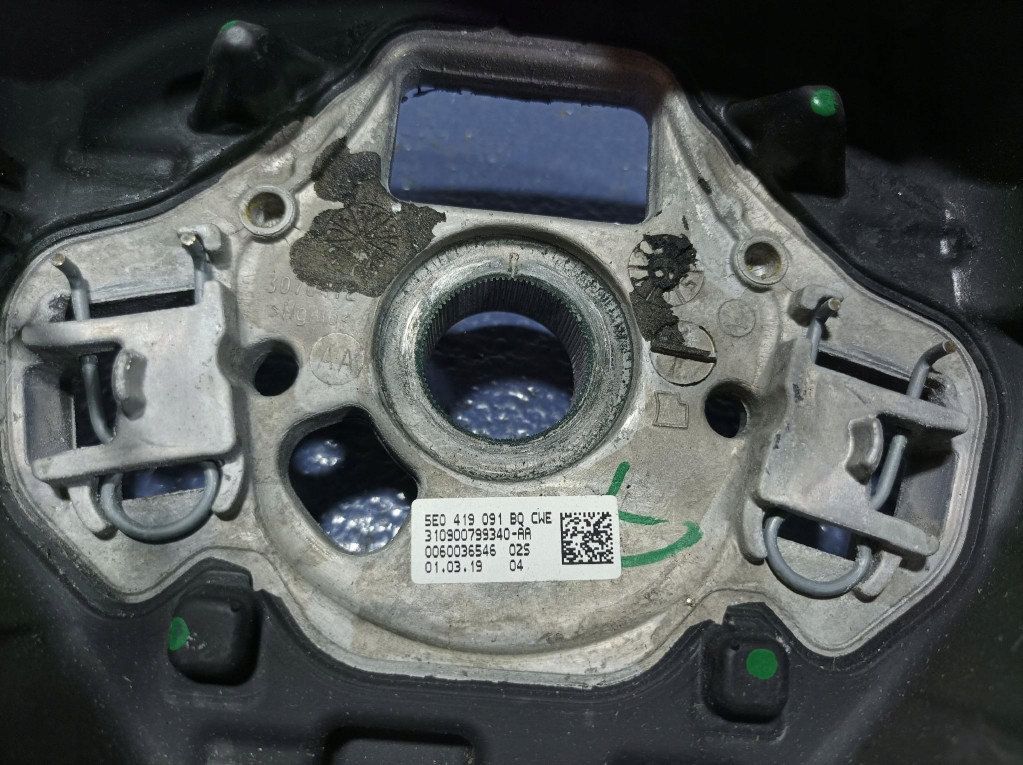 фото №8, Skoda fabia iii nj lift повітропровід шкіряний багатофункціональний 5e0419091bq