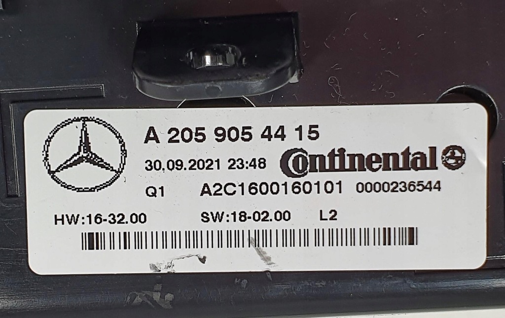 фото №12, Панель обдув кондиционера mercedes w253 w205