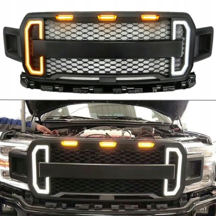 фото №4, Решётка радиатора решётка радиатора радиатора ford f150 2018-2020 led drl