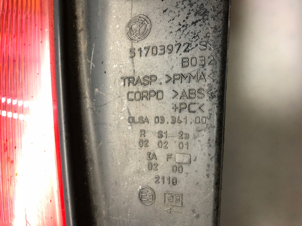 фото №5, Лампа задняя левая 51703972 fca