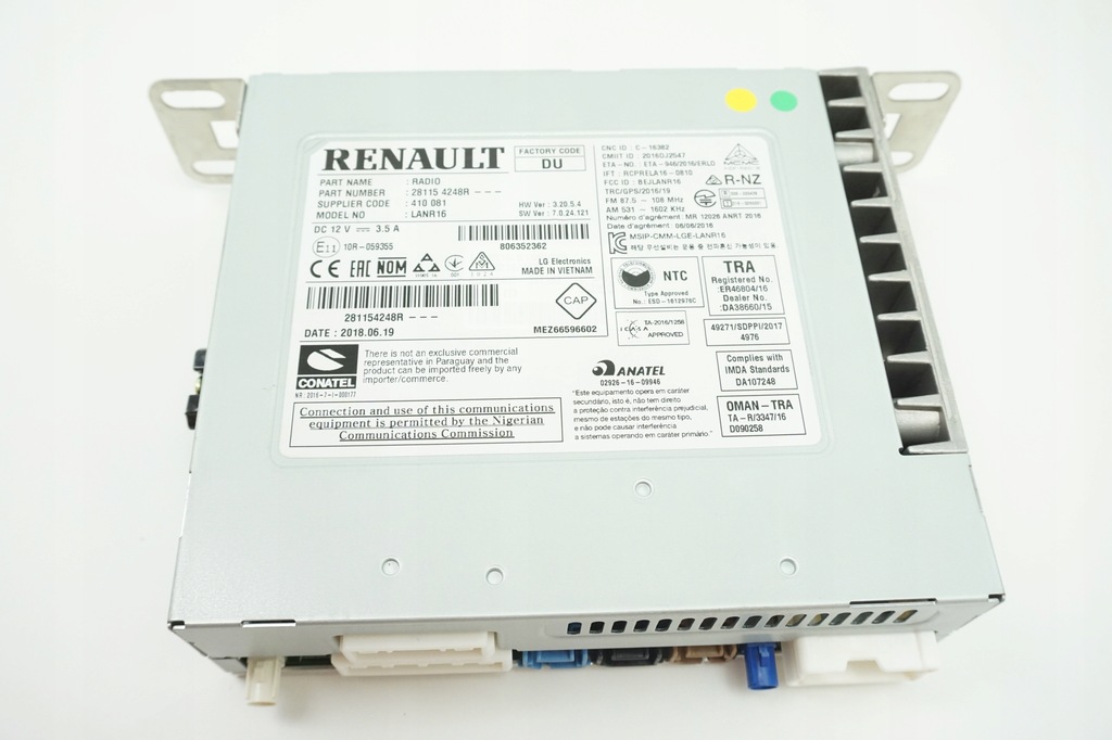 фото №3, Радио блок управления r-link kadjar 281154248r