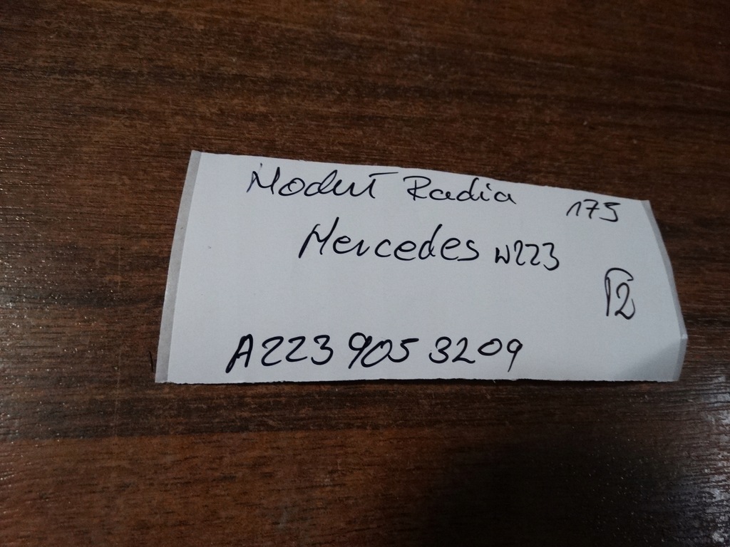 фото №3, Idealny модуль радио mercedes w223 1