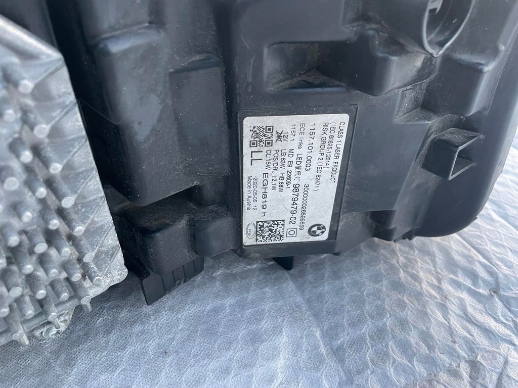 фото №7, Bmw "5" g30 g31 przedlift laser лампа фара лівий prawie jak nowa eu 20r