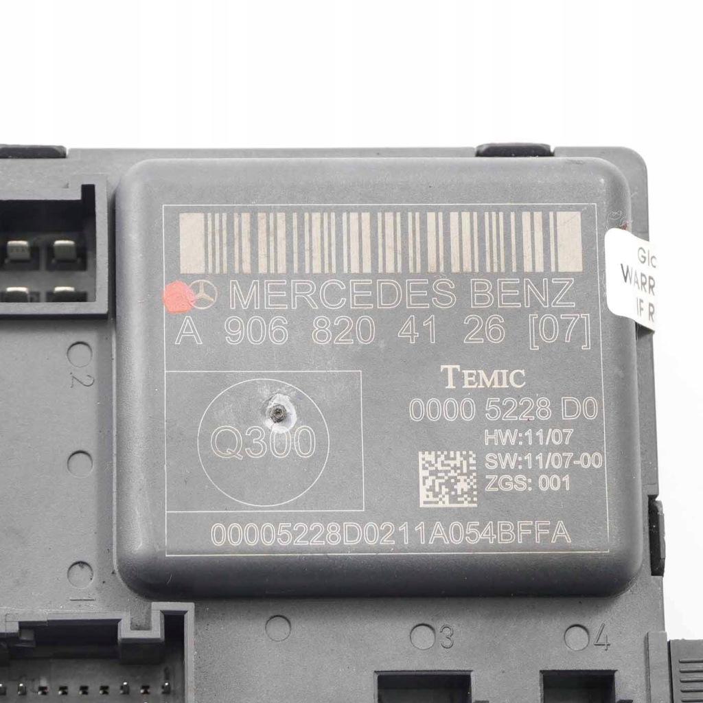 фото №4, Mercedes sprinter w906 модуль дверь правый перед