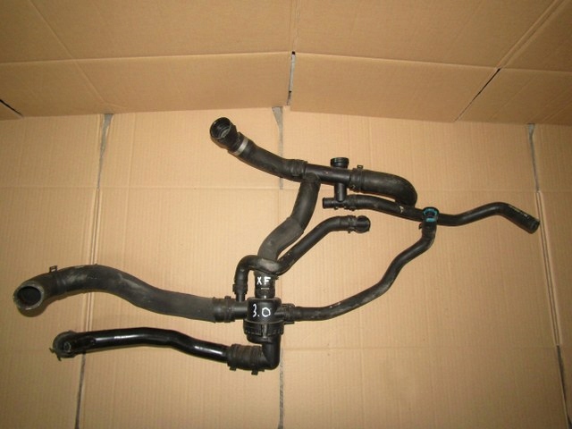 фото №1, Jaguar xf x250 корпус термостата провода шланги