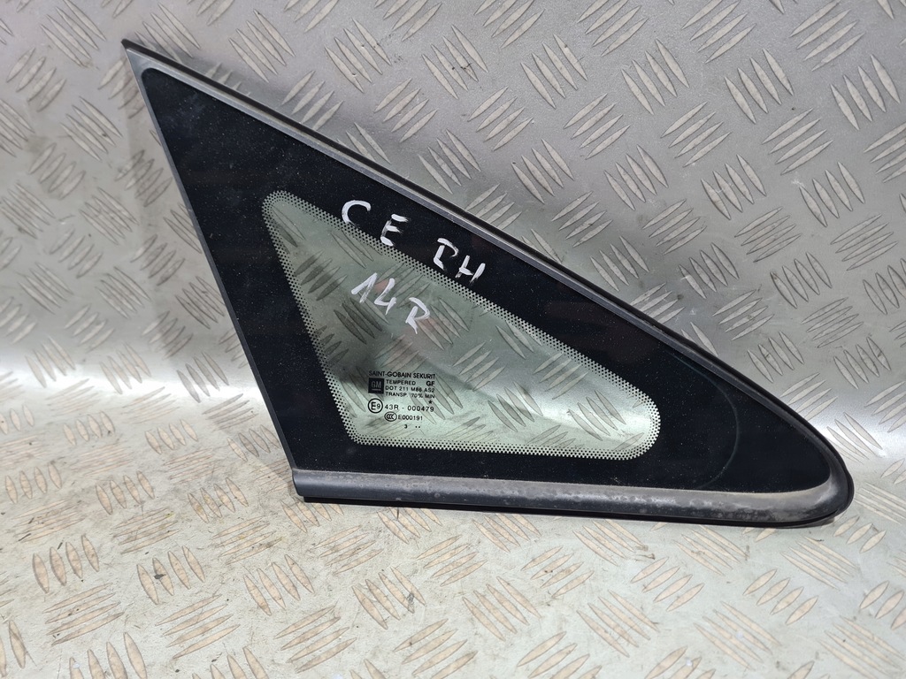 фото №1, Правая стекло кузовная треугольник opel corsa e 2013 rok