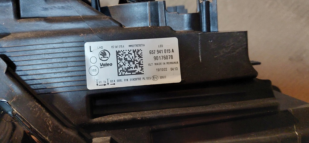 фото №7, Skoda scala лампа передня ліва full led 657