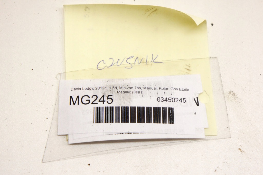 фото №5, Mg245 dacia lodgy 1.5d клапан egr