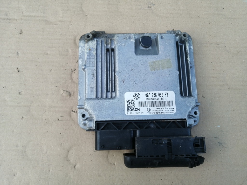 фото №1, Бортовой компьютер двигателя vw passat b6 2.0fsi 06f906056fb