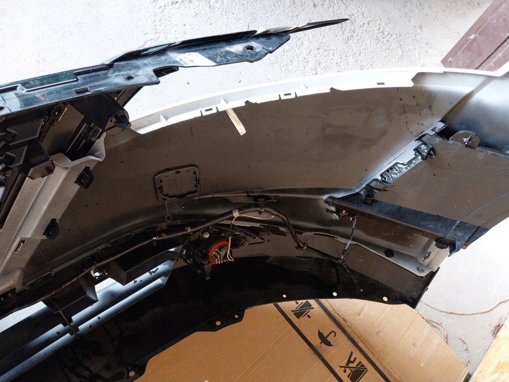 Купить Qashqai 3 j12 бампер передний 4pdc камера цвет qab