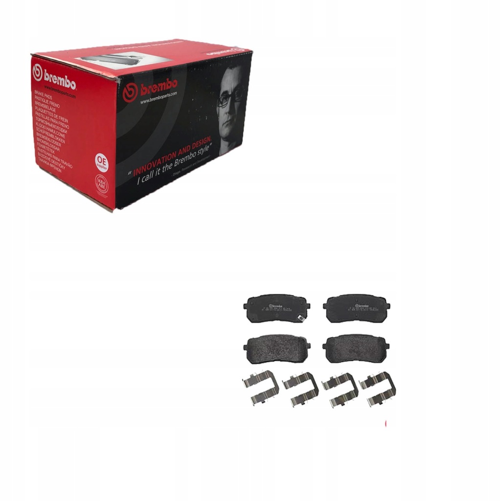 фото №1, Brembo тормозные колодки тормозной. kia carnival 06- задняя