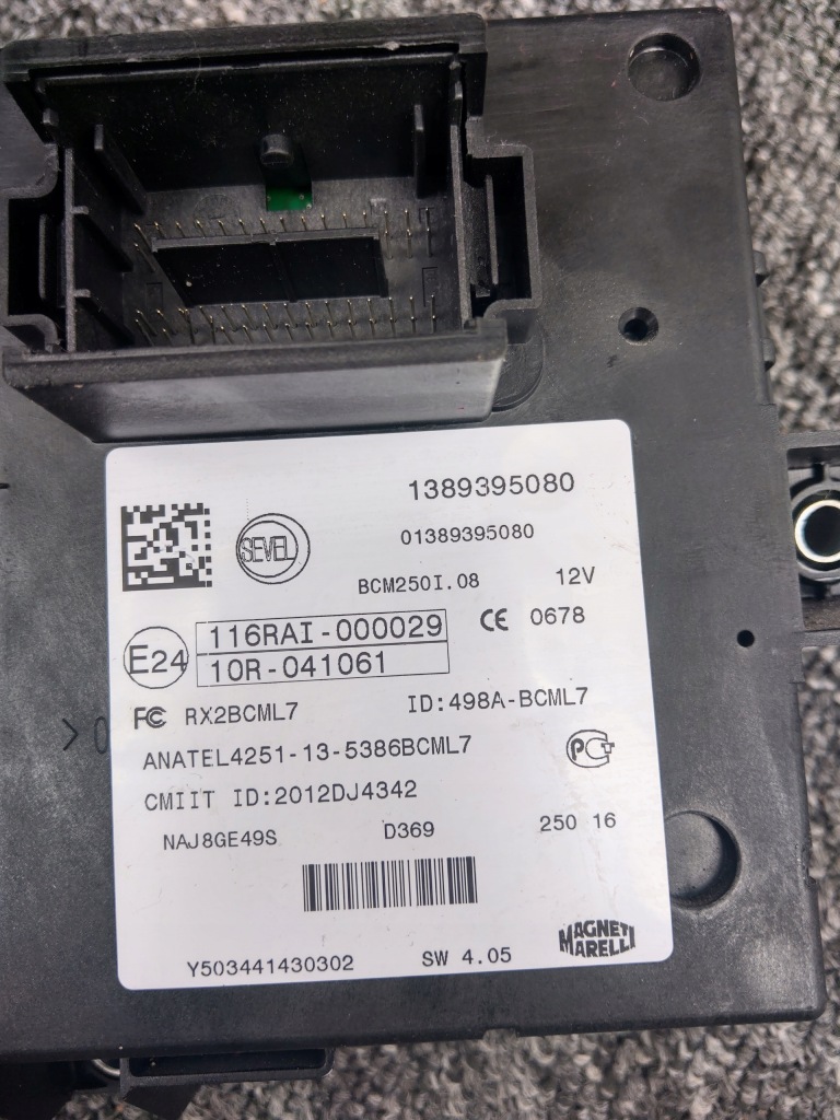 Купить Fiat ducato, boxer, jumper модуль bcm 1389395080