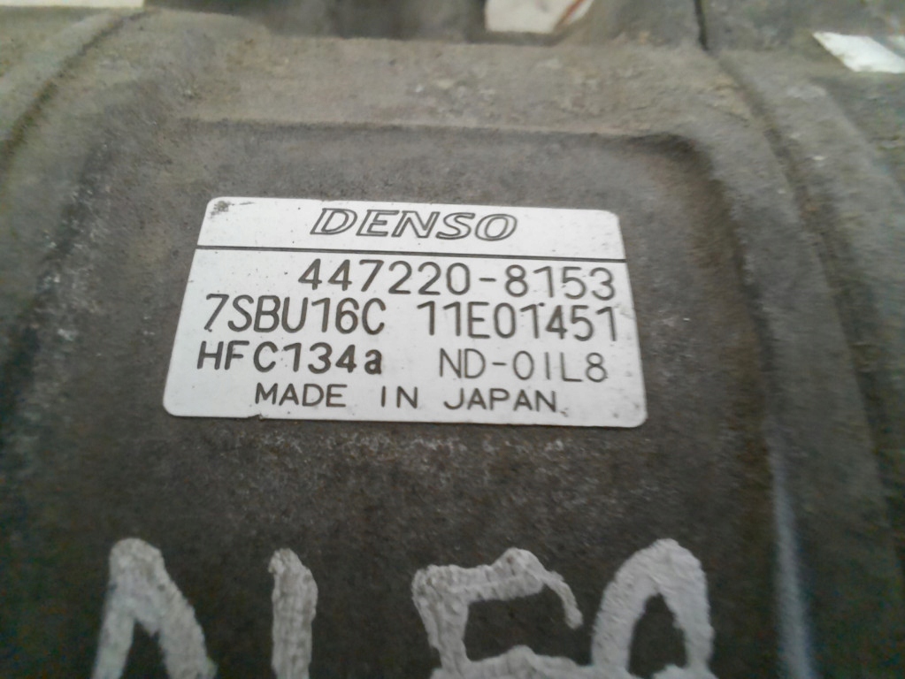 фото №6, Alfa romeo 166 03-07 компрессор компрессор кондиционера 447220-8153