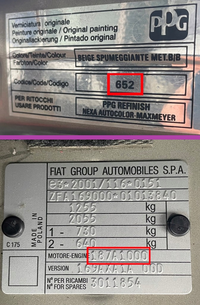 фото №14, Fiat panda ii сиденье правый + подголовник