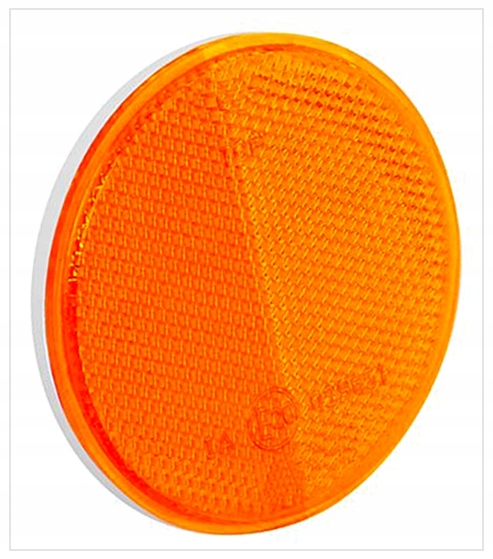 фото №1, B5x08 отражатель круглый 75mm с лента samoprzylepną pomaran 86635