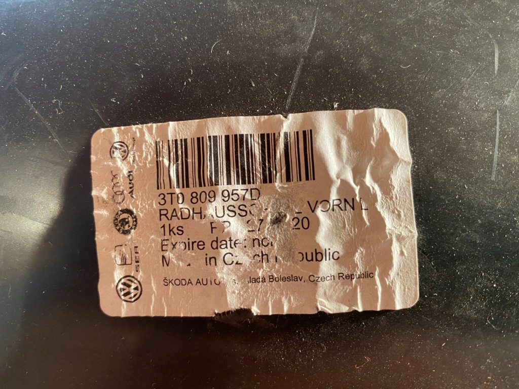 фото №7, Skoda superb ii подкрылок левый перед передние левая