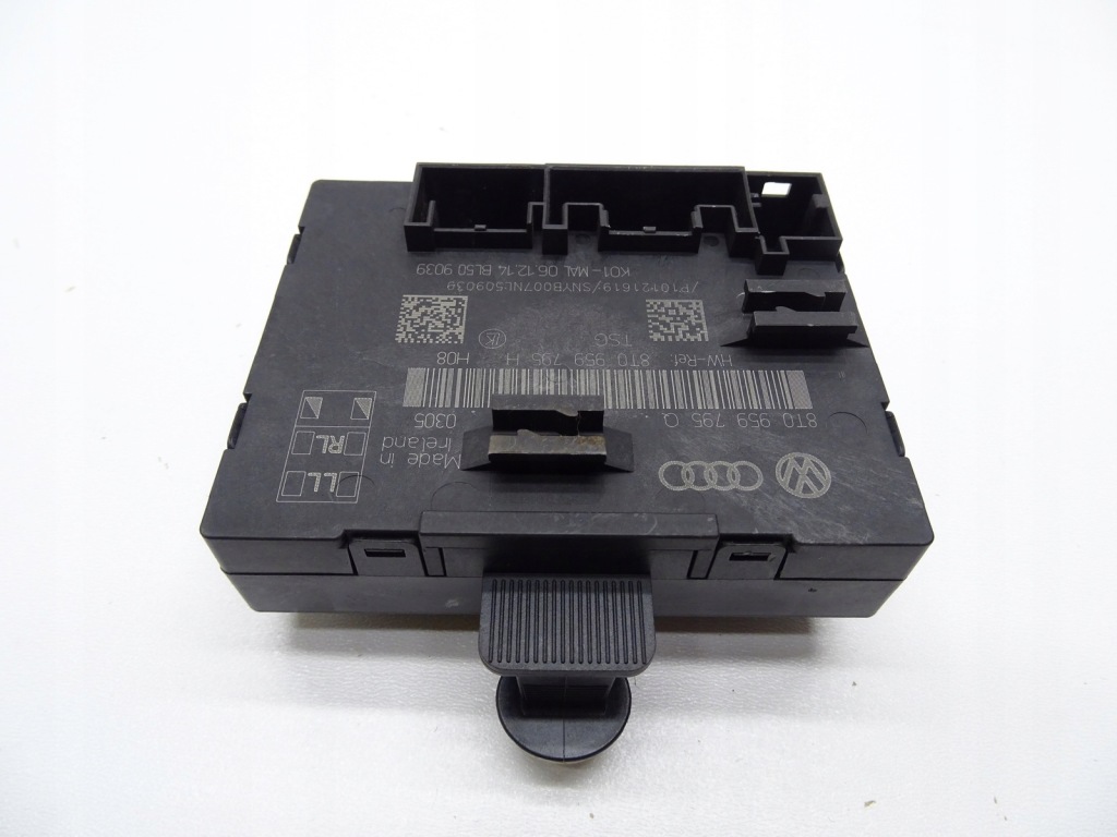 фото №7, Модуль блок управления дверь левый задняя задний a5 8t sportback 5d 8t0959795q