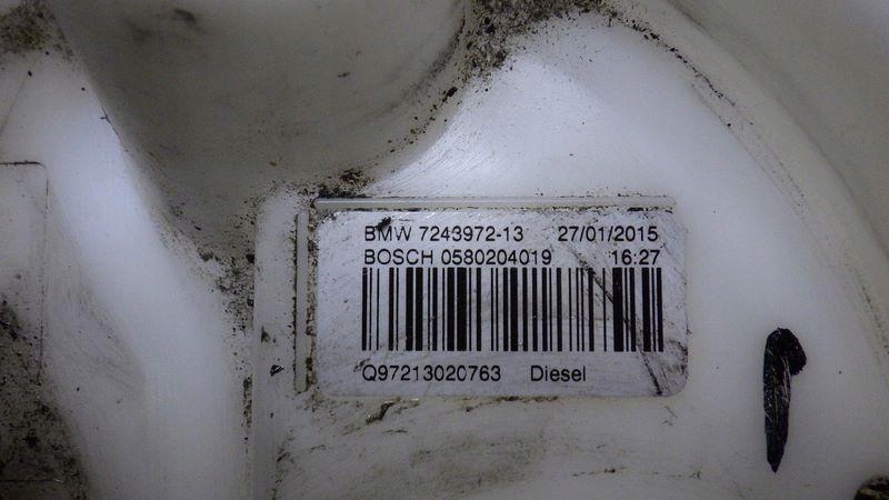 фото №7, Насос пального паливна поплавок bmw 1 f20 1.6 d 7243972 0580204019