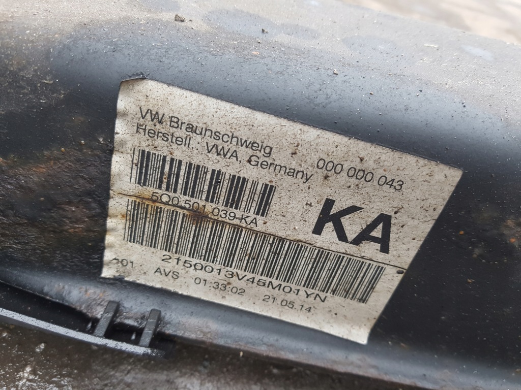 фото №7, Vw golf 7 vii sportsvan 14-20r балка подвеска задняя